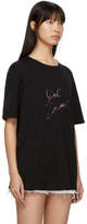 Thumbnail for your product : Saint Laurent Black Animalier Logo T-Shirt