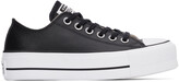 Thumbnail for your product : Converse Black Leather Chuck Taylor All Start Lift Low Sneakers