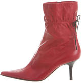 Thumbnail for your product : Vera Wang Ruched Pointed-Toe Booties