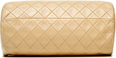 Thumbnail for your product : Chanel Tan Quilted Barrel Bag