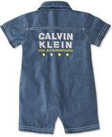Thumbnail for your product : Calvin Klein Baby Boys' Chambray Romper