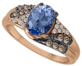 Thumbnail for your product : LeVian 14K 1.50 Ct. Tw. Diamond & Ocean Blue Topaz Cocktail Ring