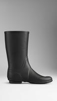 Thumbnail for your product : Burberry House Check Detail Rain Boots