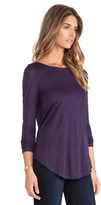 Thumbnail for your product : Heather Button & Cowl Back Top