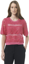 Thumbnail for your product : Rebecca Taylor Patch Lace Top