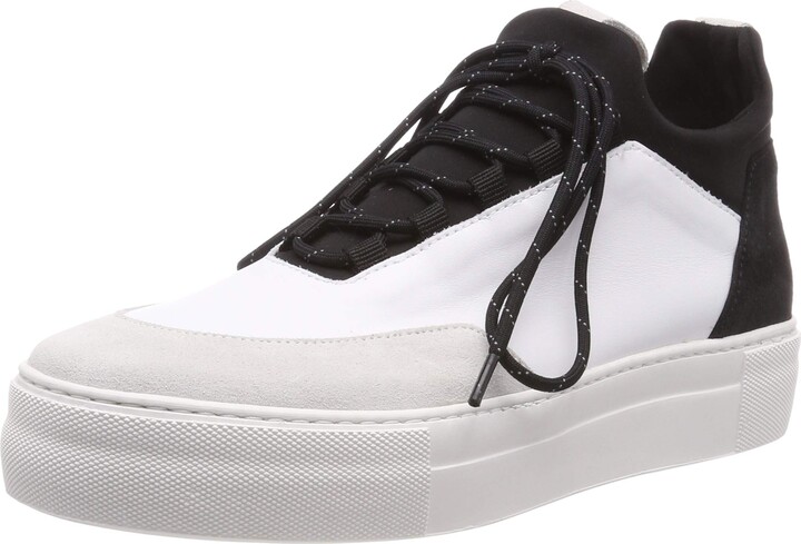 Selected Women’s Slfdonna Leather Contrast Trainer B Low-Top Sneakers