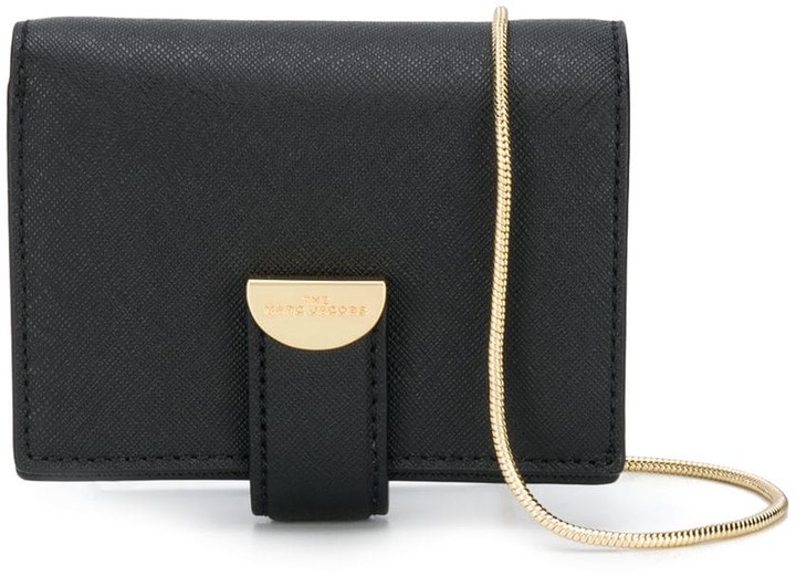 Marc Jacobs The Half Moon small walletonchain ShopStyle Wallets & Card Holders