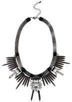 Thumbnail for your product : New Look Black Chunky Spike Necklace