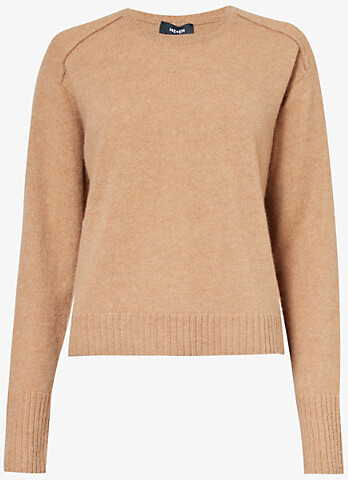 Camel Sweater Blazer | ShopStyle