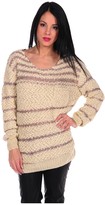Thumbnail for your product : Costablanca Costa Blanca Stripe Sequin Sweater