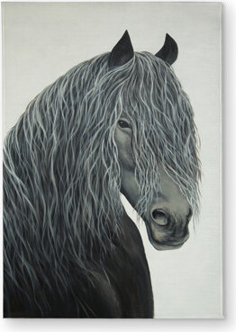 Begin Edition International Inc. Wild heart horse door mat - Farm animals indoor outdoor decor