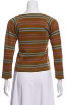 Thumbnail for your product : Saint Laurent Striped Long Sleeve Sweater