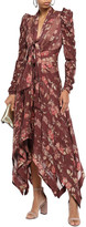 Thumbnail for your product : Zimmermann Floral-print Silk-blend Georgette And Twill Midi Dress