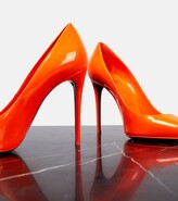 Thumbnail for your product : Christian Louboutin Kate 100 patent leather pumps