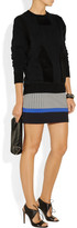 Thumbnail for your product : Tibi Houndstooth cotton-blend mini skirt