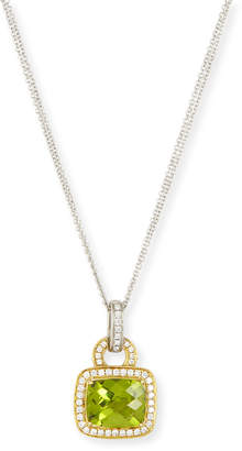 Frederic Sage Roma Peridot & Diamond Pendant Necklace