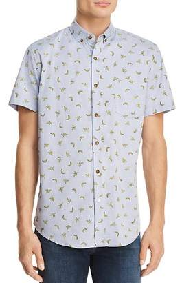 Sovereign Code Crystal Cove Short Sleeve Button-Down Shirt
