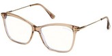Thumbnail for your product : Tom Ford 56MM Blue Block Cat Eye Optical Glasses