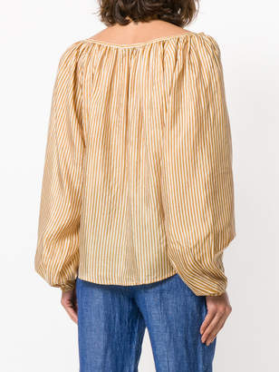 Mes Demoiselles striped fitted blouse