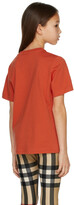 Thumbnail for your product : Burberry Kids Orange Horseferry T-Shirt