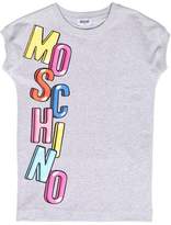 Thumbnail for your product : Moschino Logo Printed Cotton Sweatshirt Dress