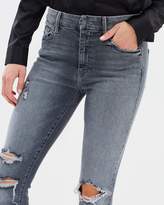 Thumbnail for your product : Mother High Waist Looker Ankle Chew Jeans