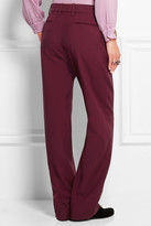 Thumbnail for your product : Gucci Wool Straight-leg Pants - Claret