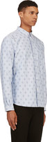 Thumbnail for your product : Paul Smith Blue Cube Print Oxford Shirt