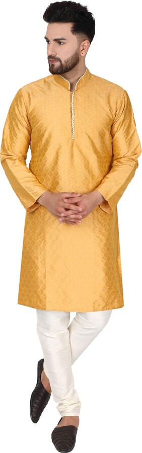 SKAVIJ Kurta Pyjama - Robe De Soirée De Mariage - Costume Pour Homme Turquoise_S