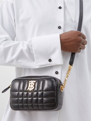 Burberry Black Nappa Leather Mini Lola Crossbody Bag