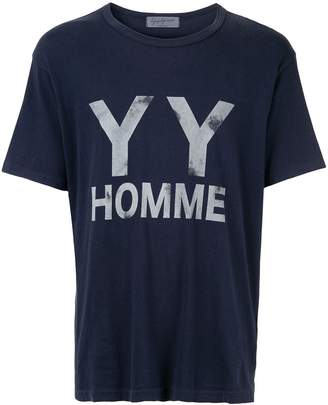 Yohji Yamamoto Pre-Owned YY Home print T-shirt