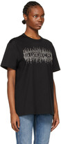 Thumbnail for your product : Givenchy Black Rhinestone Logo Masculine T-Shirt