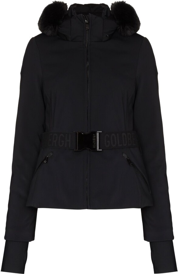 Goldbergh Hida belted ski jacket ShopStyle Down & Puffer Coats