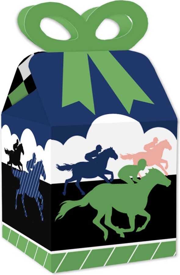 Big Dot Of Happiness Kentucky Horse Derby - Square Favor Gift Boxes - Horse  Race Bow Boxes - 12 Ct - ShopStyle