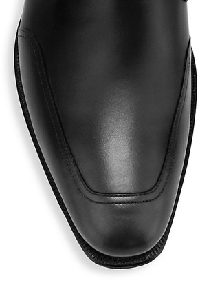 Corthay Verneuil Monk Strap Leather Dress Shoes