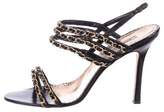Thumbnail for your product : Manolo Blahnik Patent Leather Strap Sandals