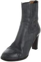 Thumbnail for your product : Chloé Round-Toe Leather Ankle Boots