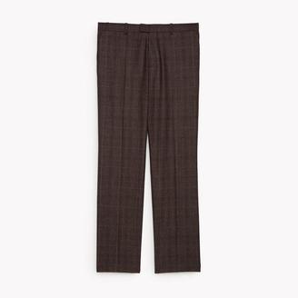 Theory Wool Flannel Plaid Pant