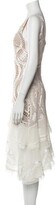Thumbnail for your product : Jonathan Simkhai Lace Pattern Midi Length Dress w/ Tags White