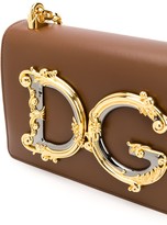 Thumbnail for your product : Dolce & Gabbana Baroque logo shoulder bag