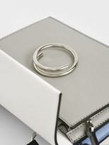 Thumbnail for your product : Charles & Keith Two-Tone Ring Detail Top Handle Bag