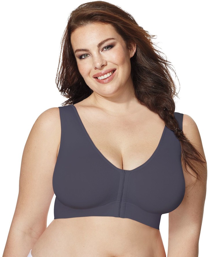 Just My Size Bras 2pack Pure Comfort FullFigure Front Closure Bra MJ127P ShopStyle Clothes