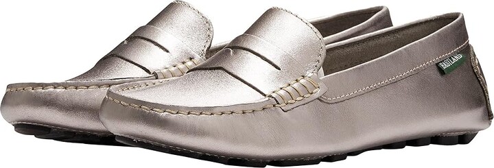 Eastland 1955 Edition Loafers Women's Shoes Silver : 6 M Leather