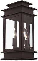 Thumbnail for your product : Livex Lighting 2-Light Bronze Outdoor Wall Lantern