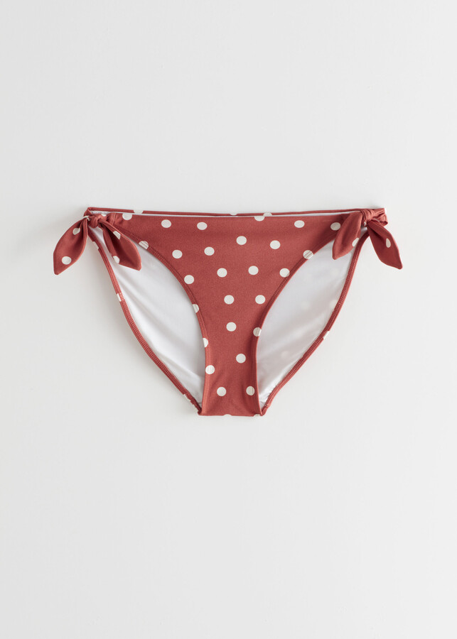And other stories Bow Detail Bikini Briefs - ShopStyle Knickers