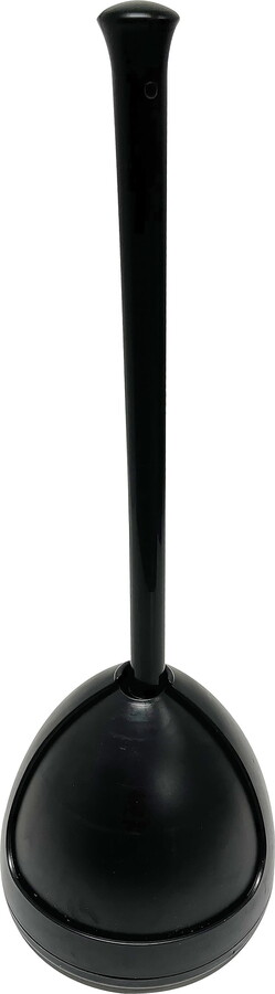 New Plumb Craft Toilet Plunger Drain Plunger with Black Twist Caddy Storage Holder