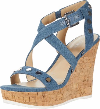blue guess shoes
