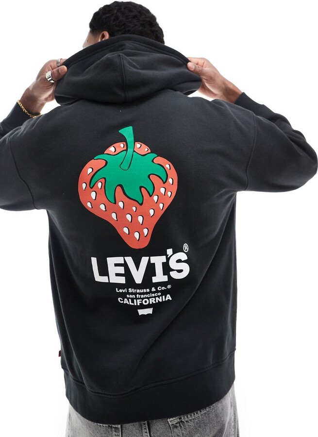 Mclaren Levis Strauss Hoodie Levi's Hoodie With Strawberry Logo
