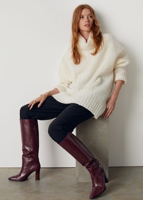 mango high leg boots