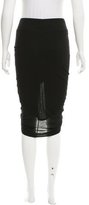 Thumbnail for your product : Helmut Lang High-Waist Ruched Skirt w/ Tags